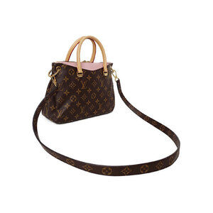 Louis Vuitton Pallas Leather Monogram Brown Bag